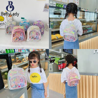 Puff fashion Children Schoolbag Fashion Cute Frozen Elsa Printing Backpack For Kindergarten Girls【fast】