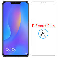 แก้วป้องกันสำหรับ huawei p smart plus 2018 ป้องกันหน้าจอกระจกนิรภัยบน psmart smar smat samrt ฟิล์ม huawey huwei hawei-Xdeiu