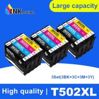 หมึกเต็ม502XL ตลับหมึกเติม502พร้อม XP-5100ชิปสำหรับ Epson XP-5105 WF-2865 WF-2860 WF2880เครื่องพิมพ์2885