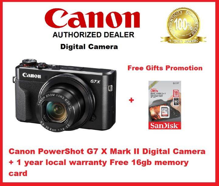 memory card for canon powershot g7x mark ii