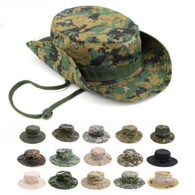 Hats Military Hunting Panama Camo Summer Caps Sun Multicam Hiking Bucket Hat Unisex Camouflage