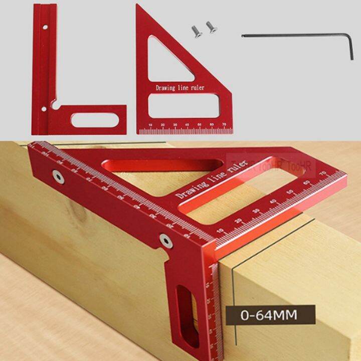 woodworking-square-protractor-aluminum-alloy-miter-triangle-ruler-layout-measuring-tool-for-engineer-carpenter-red