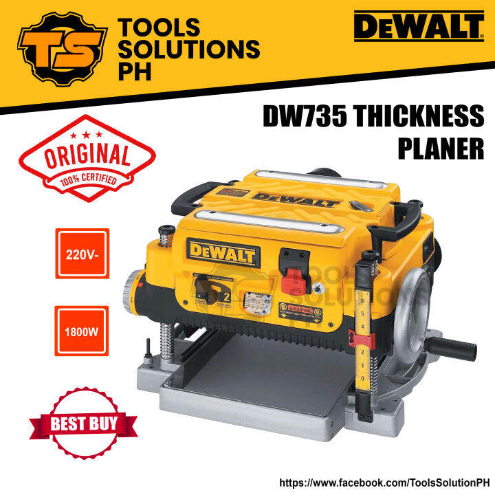 DeWALT Thickness Planer 1800W 13Inch (DW735) Lazada PH