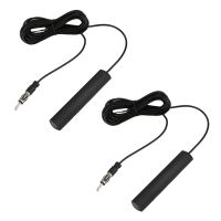 2X Universal Car Stereo AM FM Radio Dipole Antenna Aerial for Vehicle Car