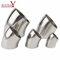 19/25/32/34/38/45/48/51/57/63/76/102mm OD Butt Welding 45 Degree Elbow SUS 304 Stainless Steel Sanitary Pipe Fitting Homebrew Pipe Fittings Accessorie