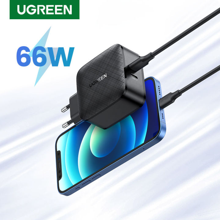 UGREEN PD 66W Type C Fast Charger for xiaomi huawei iPhone 14 Pro Max 13 12  Pro XS Macbook iPad Tablet Laptop Mobile Phone Charger 
