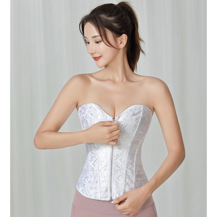 wiping-breasts-without-shoulder-straps-to-lose-weight-slimming-clothes