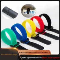 5-Pack Management Straps Reusable Nylon Reverse Buckle Straps Power Cord Organizer Multi-Gauge Multi-Color Cable Ties