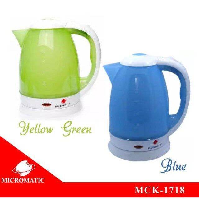 【factory outlet】 Micromatic MCK1718 1.8 Liters Electric Kettle Water