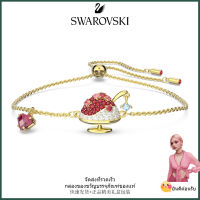 ?Swarovski?สร้อยข้อมือ Cariti Red Bean Ice Diamond,S925 สร้อยข้อมือแฟชั่นสตรีเงินสเตอร์ลิง,ของขวัญวันเกิดวันวาเลนไทน์