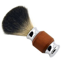 1Pcs Pure Badger Hair Beard Brush แปรงโกนหนวดผู้ชายพร้อมด้ามไม้ Supply มีดโกนผมต่างๆ