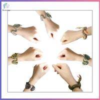 BENNETTGC กำไลข้อมืองู PVC กำไลข้อมืองูไพทอนเล่นตลกกำไลมือปรับขนาดได้กำไลข้อมือเด็ก