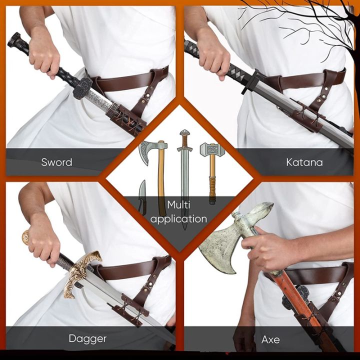 universal-sword-holder-halloween-sword-frog-left-right-hand-renaissance-rapier-medieval-leather-sword-sword-belt