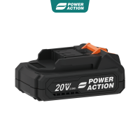 Power Action แบตเตอรี่ลิเธียมไอออน 20V 2Ah แบตเครื่องมือช่าง แบตเตอรี่ รุ่น BP20