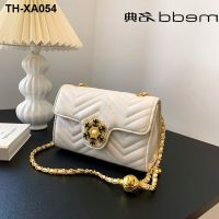 MEDD bag new during the spring and autumn 2023 chain alar BaoLing lattice single inclined shoulder joker bag package