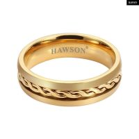 【COOL】 Gift Pop HAWSON แหวนเนคไทหลากสีสำหรับผู้ชาย