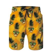 Summer Funny Pineapple Graphic 3D Printed Casual Beach Short Pants Harajuku Fashion Boy Children Swimming Surffing Mens Shorts