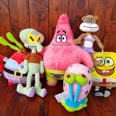 Patrick Star Sandy Gary the Snail Squidward Tentacles Eugene H. Krabs stuffed animals kids baby toys