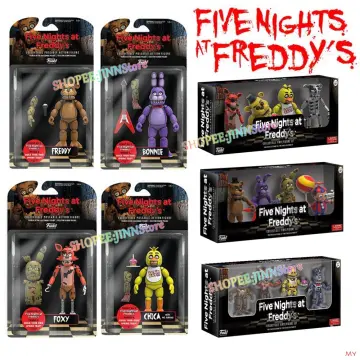 Funko FNAF FREDDY FOXY CHICA GOLDEN FREDDY BONNIE Figure Set 5