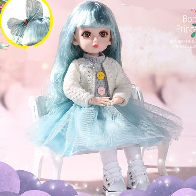 30CM Exquisite Bjd Doll Gifts For Girl 15 Movable Jointed Princess Dolls With Fashion DIY Clothes Doll HandmadeToys