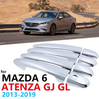 Chrome Handles Cover Trim For Mazda 6 Atenza GJ GL 2013 2014 2015 2016 2017 2018 2019 Car Accessories Cap Stickers Auto Styling