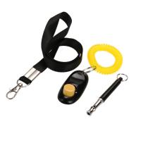 Ultrasonic Dog Training Whistle and Pet Training Clicker and Free Lanyard Set