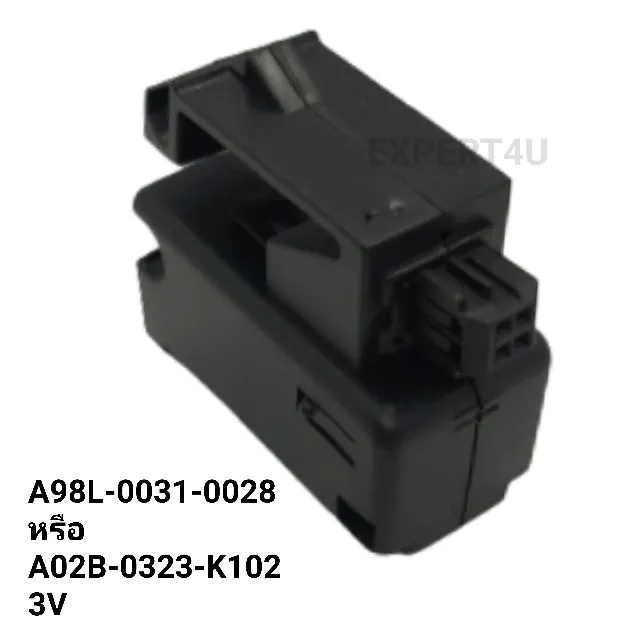 FANUC A98L-0031-0028 หรือ A02B-0323-K102 /3V Lithium battery / ของ