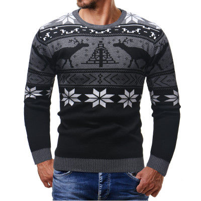 Male Thin Fashion Brand Sweater For Mens Cardigan Slim Fit Jumpers Knitwear Warm Autumn Christmas Deer Sweater Casual Clothing