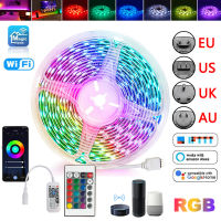 24V RGB LED Strips WiFi Controller 5050เทปสำหรับ Backlight USB ไฟ LED ตกแต่งห้อง Alexa Magic Home LED Strip *