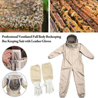 Bee Suit with Gloves Beekeeping Protective Suits Beekeeper Suit Bee Keeper Gear Coveralls Bee Outfit