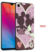 มาใหม่ล่าสุดสำหรับVIVO Y91C/VIVO 1820เคสโทรศัพท์VIVOนุ่มเดียวกันรูปแบบถุงลมนิรภัยขาตั้งโทรศัพท์และเชือก