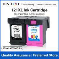 HINICOLE 121XL สีดำและหมึกสีตลับหมึกสำหรับ HP Officejet J4600 J4624 J4660 J4680 J4680c J4500 J4524 J4525 J4535 J4540 J4550