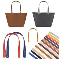 2Pcs Short Bag Belt Detachable Pu Leather Handle Rivet Bag Belts Handbag Band Handle Strap Bags DIY Replacement Bag Accessories