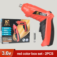 Cordless Electric Screwdriver 3.6v Electric Tool Set Twistable Handle Rechargeable Battery Screwdriver Household Power Tools