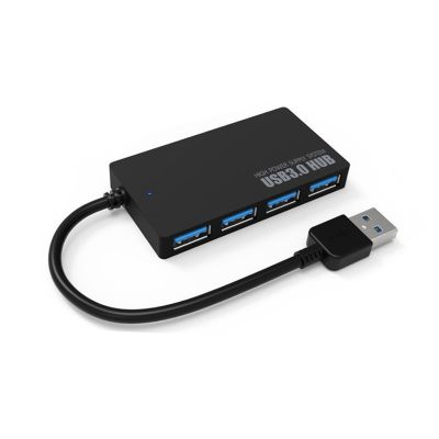 USB 3.0 Hub 4 Ports Fast Data Transfer Splitter Computer Laptop Docking Accessories