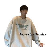 Encounter Fashion เสื้อสเวตเตอร์  เสื้อกันหนาวมีฮู้ด เสื้อกันหนาว เสื้อแขนยาวชาย เสื้อกันหนาว ยืดหยุ่น ระบาย อากาศ บุนวมนุ่ม สะดวก MWY2391EIG 38Z230920