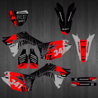 Free customized CRF 450R Emblems Decals GRAPHICS Stickers kits For Honda CRF450 CRF450R 2021 2022 2023 CRF250 CRF 250R 2022 2023