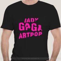 Men T-shirt New Lady Gaga ARTPOP Music Album Men Black T-Shirt Size S-5XL Free Shipping