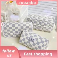 RUPANBO039392692 1Pc สไตล์สุนัข กล่องใส่ดินสอ อุปกรณ์การเรียนสำหรับโรงเรียน ผ้าคอตตอน กล่องใส่เครื่องเขียน คาวาอิ จุได้มาก กระเป๋าใส่ปากกา นักเรียนเด็กๆ