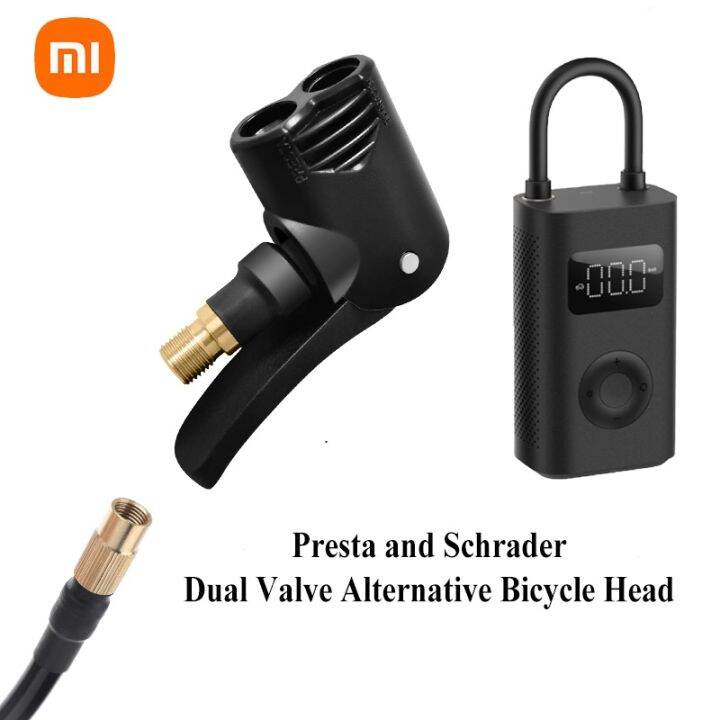 Xiaomi Dual Valve Alternative Bicycle Pump Head, Presta, Schrader, and
