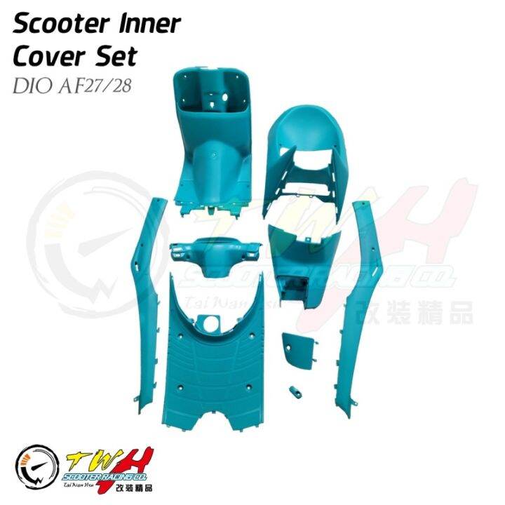 TWH Super DIO Motorcycle Tiffany Blue Color Inner Cover Set For Honda