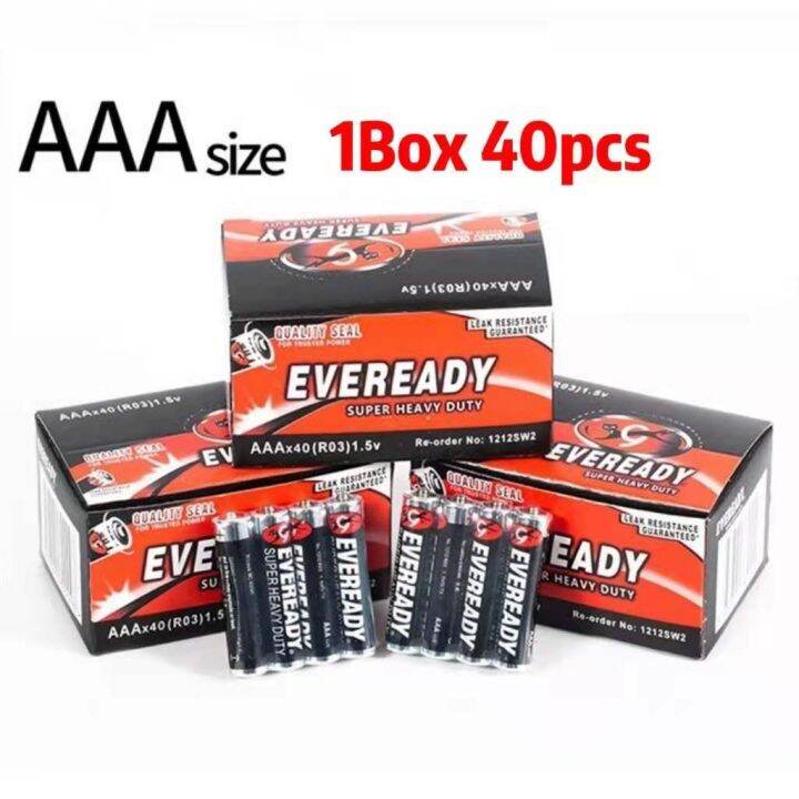 ORIGINAL EVEREADY BATTERIES TRIPLE A / DOUBLE A (AAA /AA ) Lazada PH