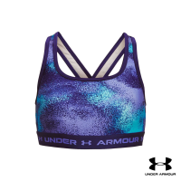 Under Armour UA Girls Crossback Printed Sports Bra อันเดอร์ อาร์เมอร์ เสื้อออกกำลังกาย สำหรับเด็กผู้หญิง