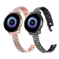 20mm 22mm Diamond Strap for Samsung Galaxy Watch 3 41mm 45mm Band Bracelet S3 S2 42mm 46mm Active 2 Gear Sport Womens Wristband