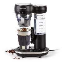 เครื่องชงกาแฟ Powerxl Grind Go Plus เครื่องเครื่องชงกาแฟแบบบริการเดียวอัตโนมัติพร้อม16-Oz