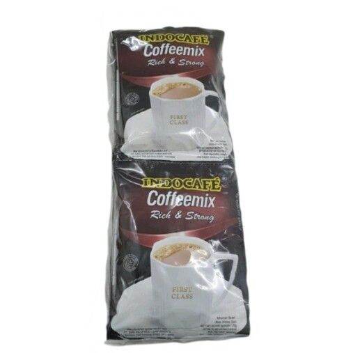 Indocafe Coffeemix Rich & Strong Kopi Renceng 10 Sachet 10Pcs 10 Pcs