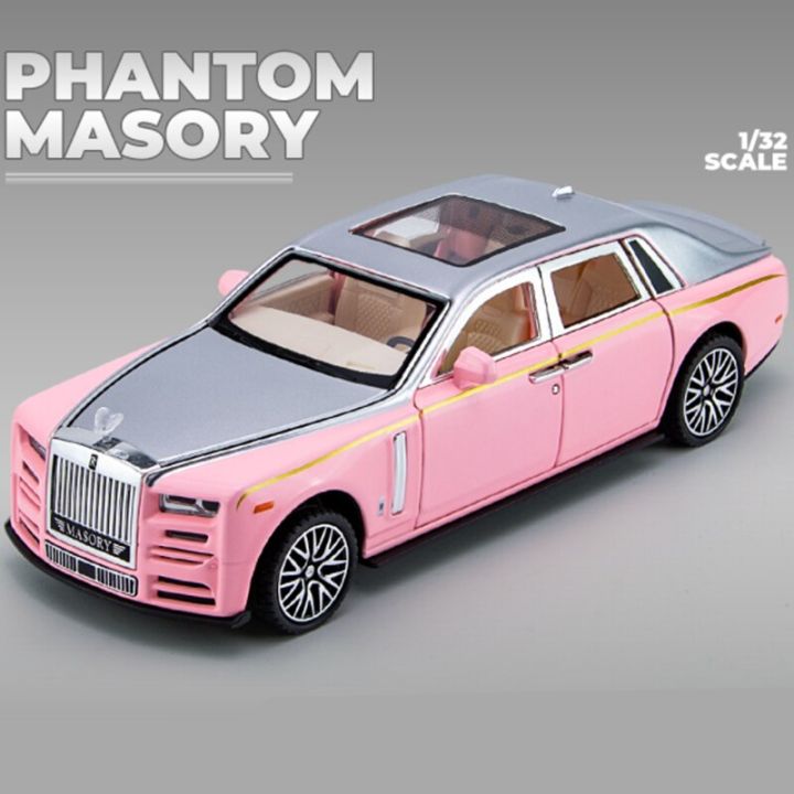 2022-1-32-rolls-royce-phantom-alloy-luxy-รถรุ่น-diecasts-โลหะของเล่นรถคอลเลกชันจำลองเสียงและแสงของขวัญเด็ก