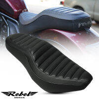 เบาะยาวตอนเดียว ลายขวาง สีดำ สำหรับฮอนด้ารีเบล REPLACEMENT SEAT FOR HONDA REBEL CMX 1100 ปี2021-2022