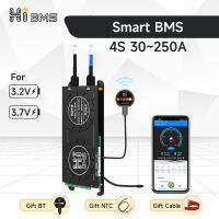 HIBMS สมาร์ท Bms Lifepo4 4S 12V Li-Ion Bluetooth แบตเตอรี่60A 100A Balancer กลางแจ้ง Home Solar Storage อินเวอร์เตอร์ RV