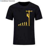 Evolution Lineman Electrician Funny T Shirt cotton Clothes o-neck mens t shirts fashion tops short sleeve men tshirt casual XS-4XL-5XL-6XL